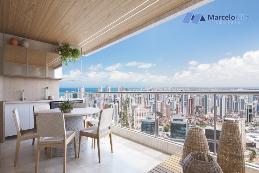 Edf. Casa Boa Viagem, 154m2, Andar Alto, 03 vagas, Lazer Completo