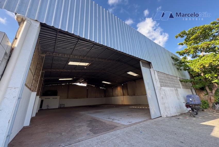 Alugo Galpão Para Fins Comerciais, 500m2 e 03 Wcs