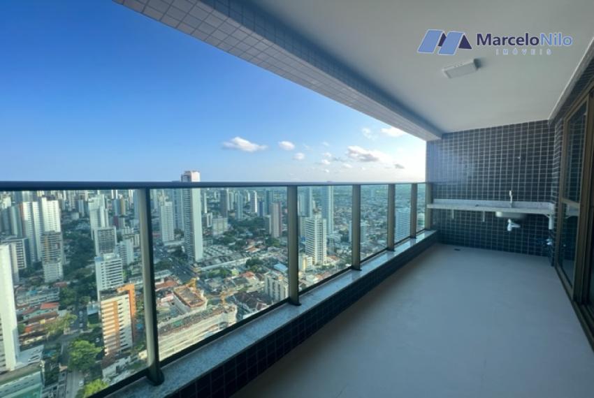 Novo Moura Dubeux na Torre, 123m2, 04 Quartos, 02 Suítes, Lazer Completo